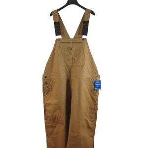 Berne Coveralls Men’s 50x32 Tan Workwear NWT Heavy‑Duty Utility Overalls